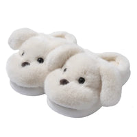 Warm Fleece Lined Cotton Slippers Women's Bedroom Anti-Slip Thick Bottom Head Cover Autumn Winter Home Comfortable Slippers