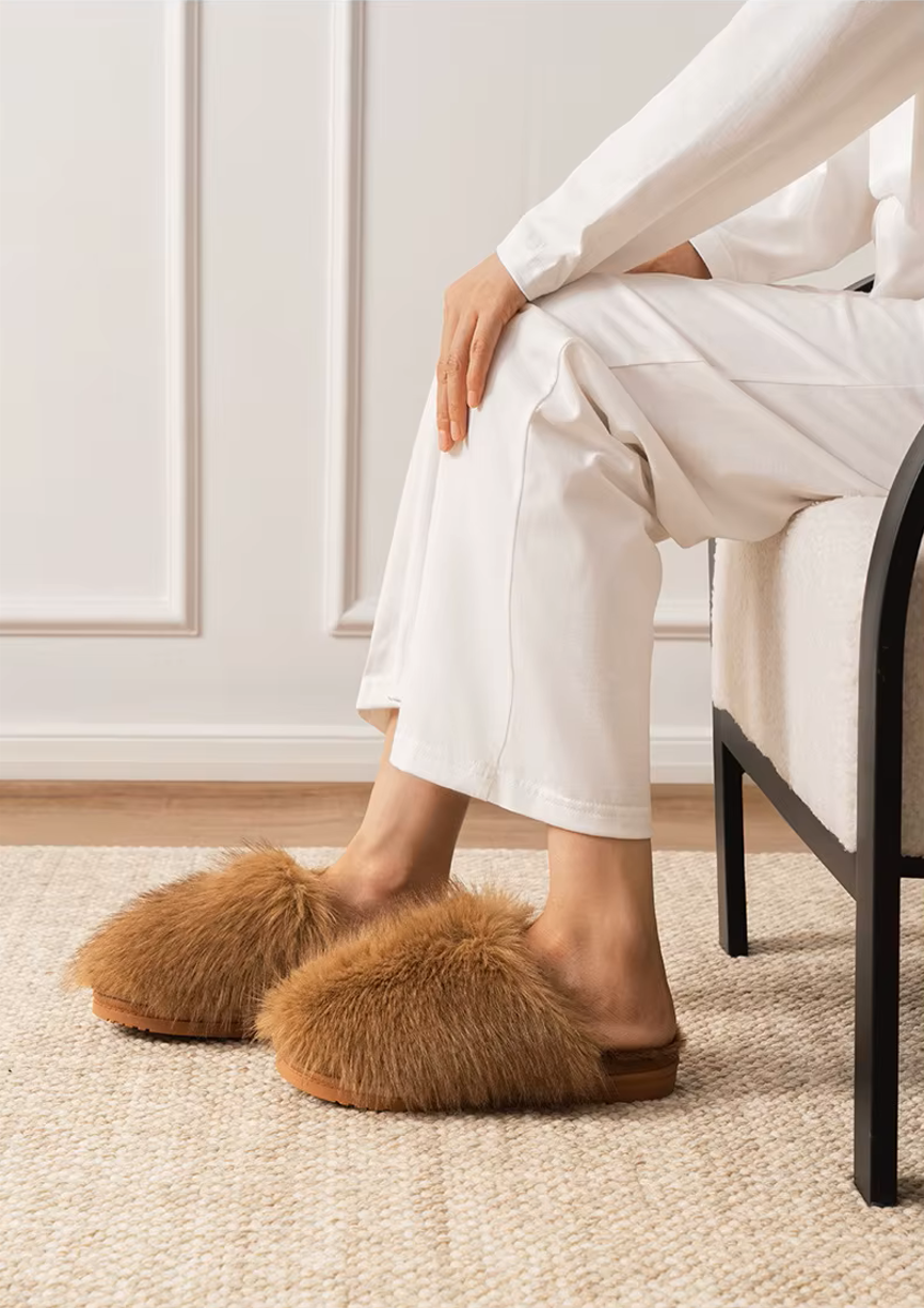 Cozy Luxe Platform Slipper