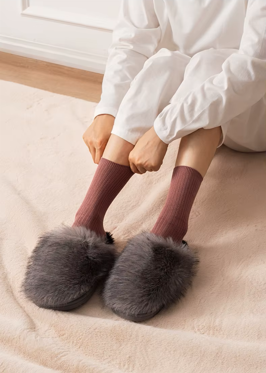 Cozy Luxe Platform Slipper